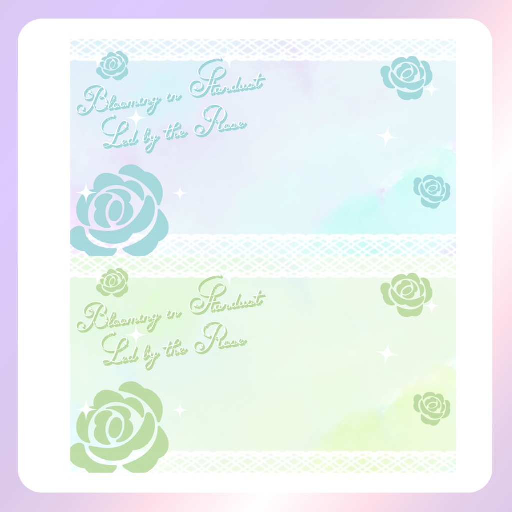 【配信素材】Blooming in Stardust PC壁紙