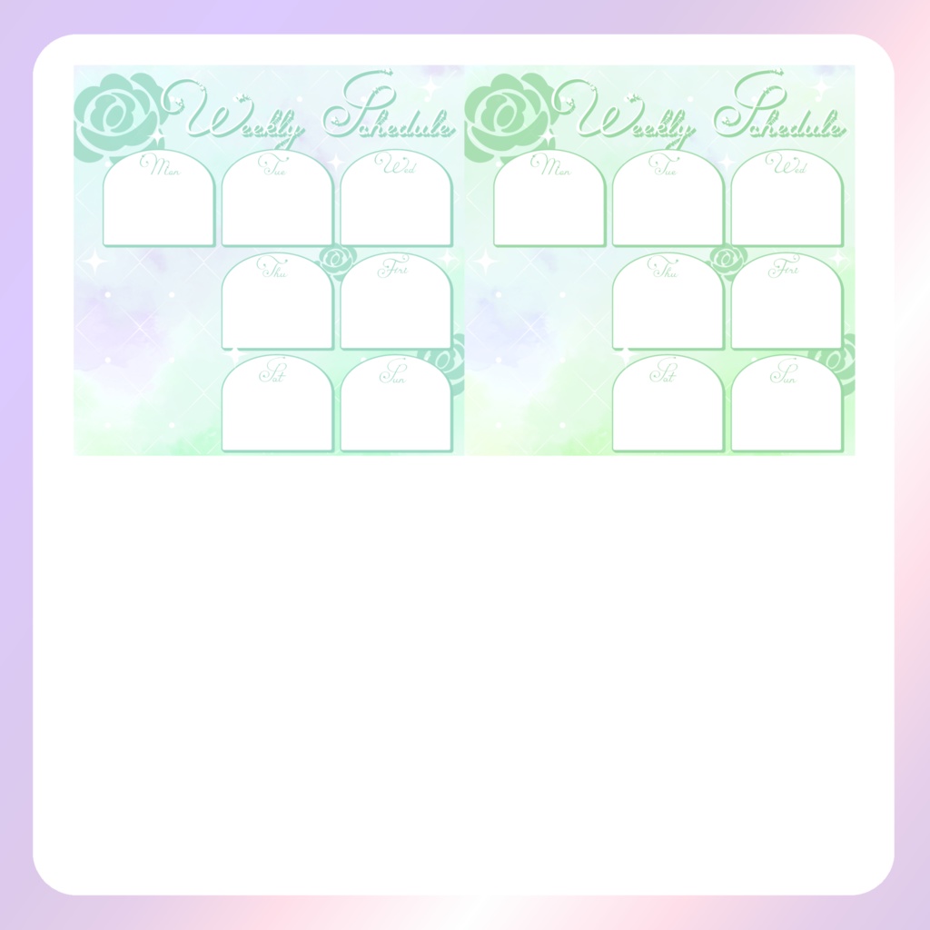 【配信素材】Rose週間スケジュール