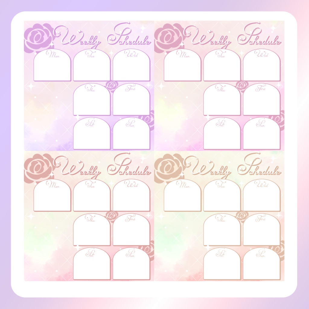 【配信素材】Rose週間スケジュール