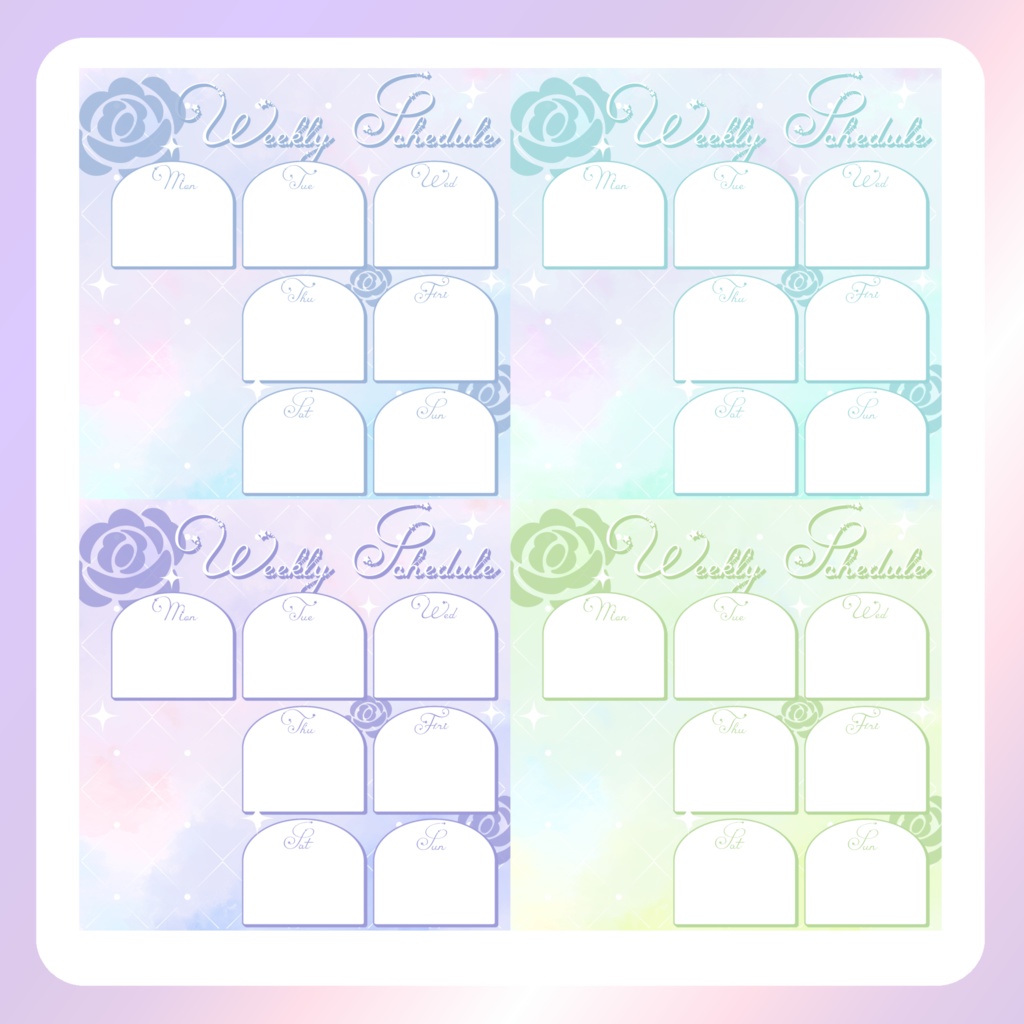 【配信素材】Rose週間スケジュール