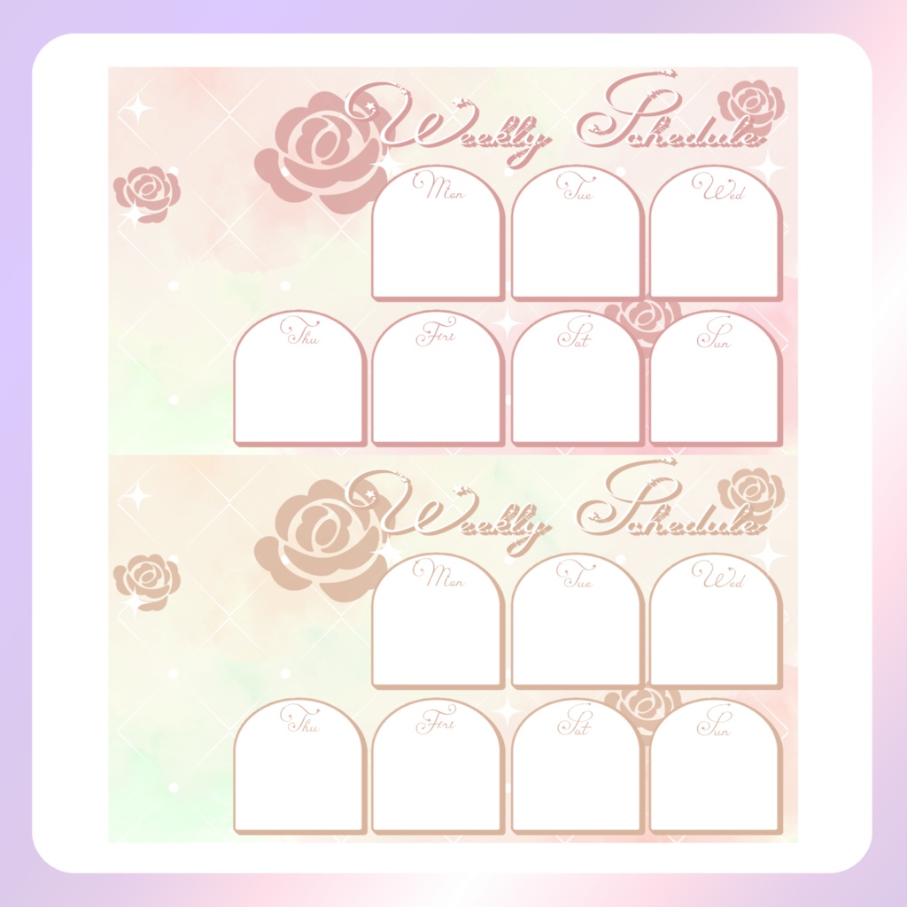 【配信素材】バラ週間スケジュール