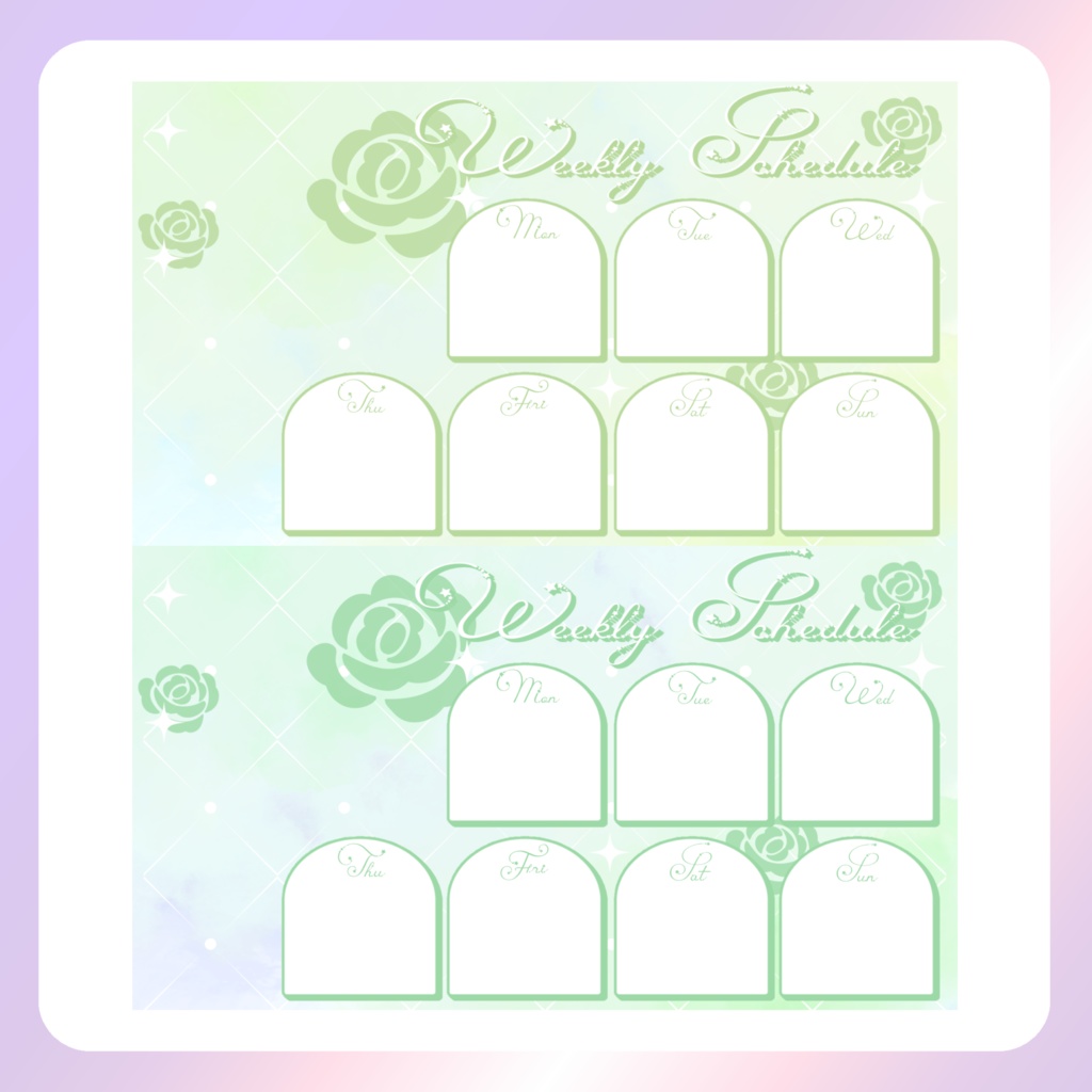 【配信素材】バラ週間スケジュール