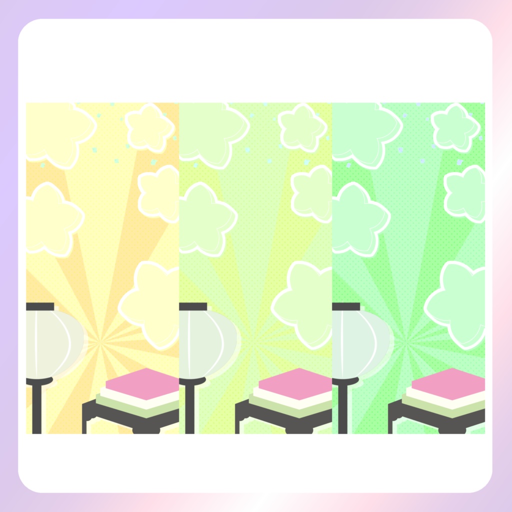 【ひな祭り素材】③スマホ壁紙