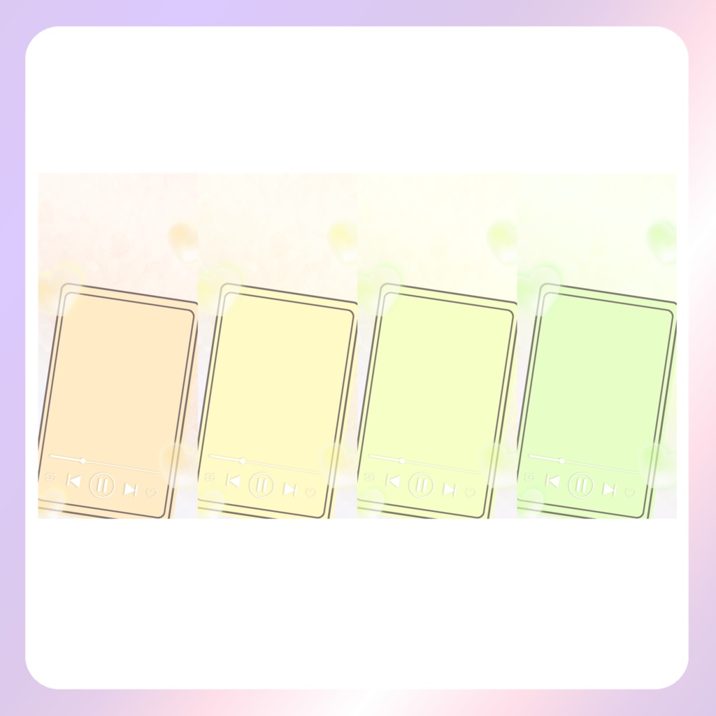 【配信素材】プレイリストはわたし!スマホ壁紙