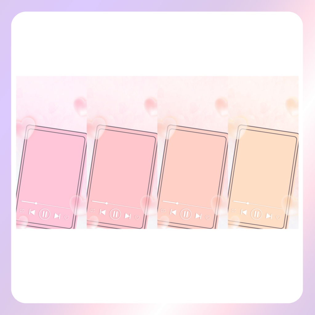 【配信素材】プレイリストはわたし!スマホ壁紙