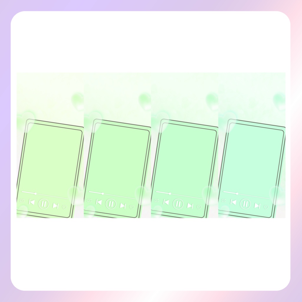 【配信素材】プレイリストはわたし!スマホ壁紙