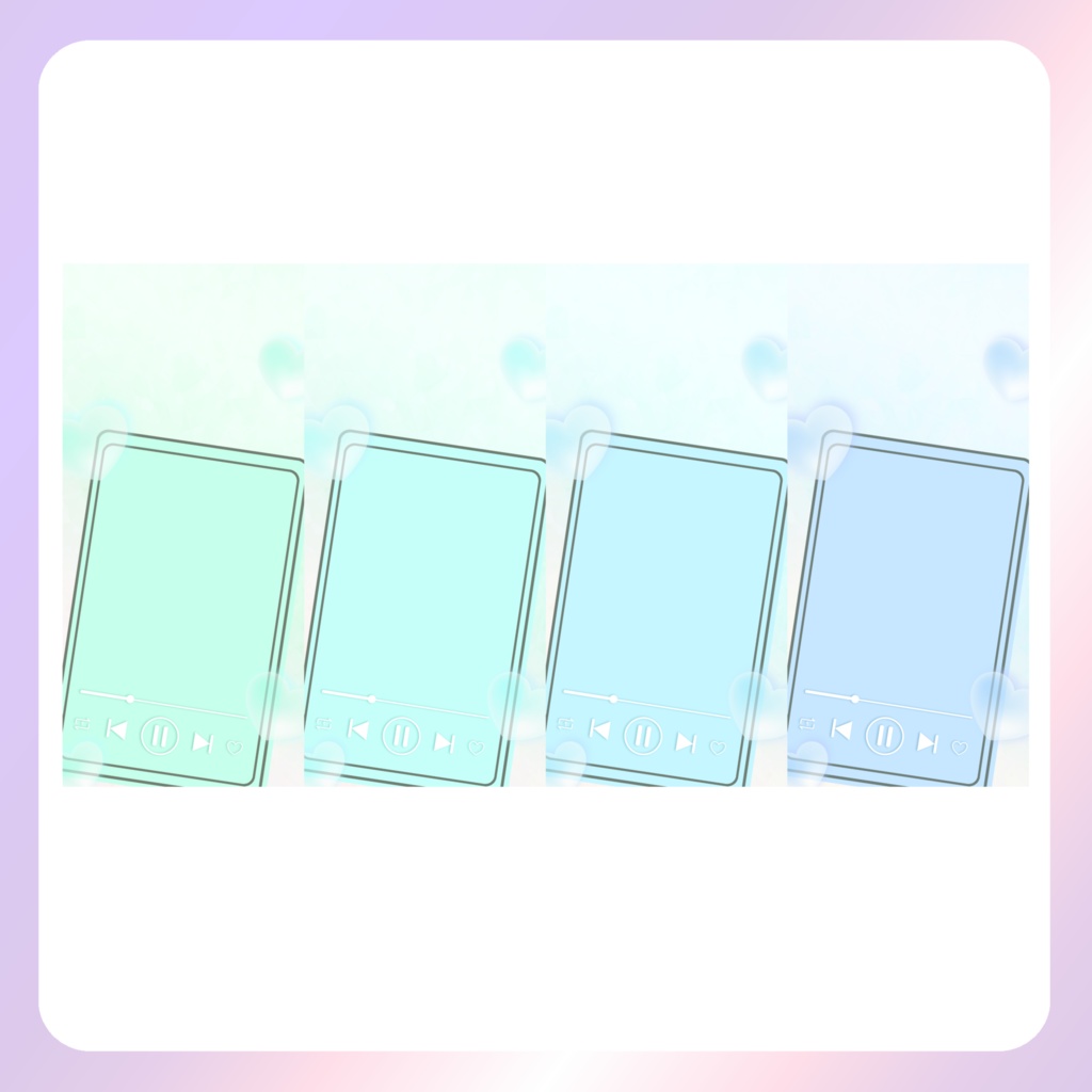 【配信素材】プレイリストはわたし!スマホ壁紙