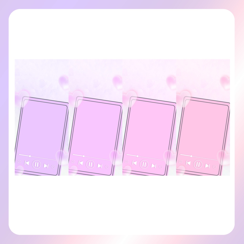 【配信素材】プレイリストはわたし!スマホ壁紙