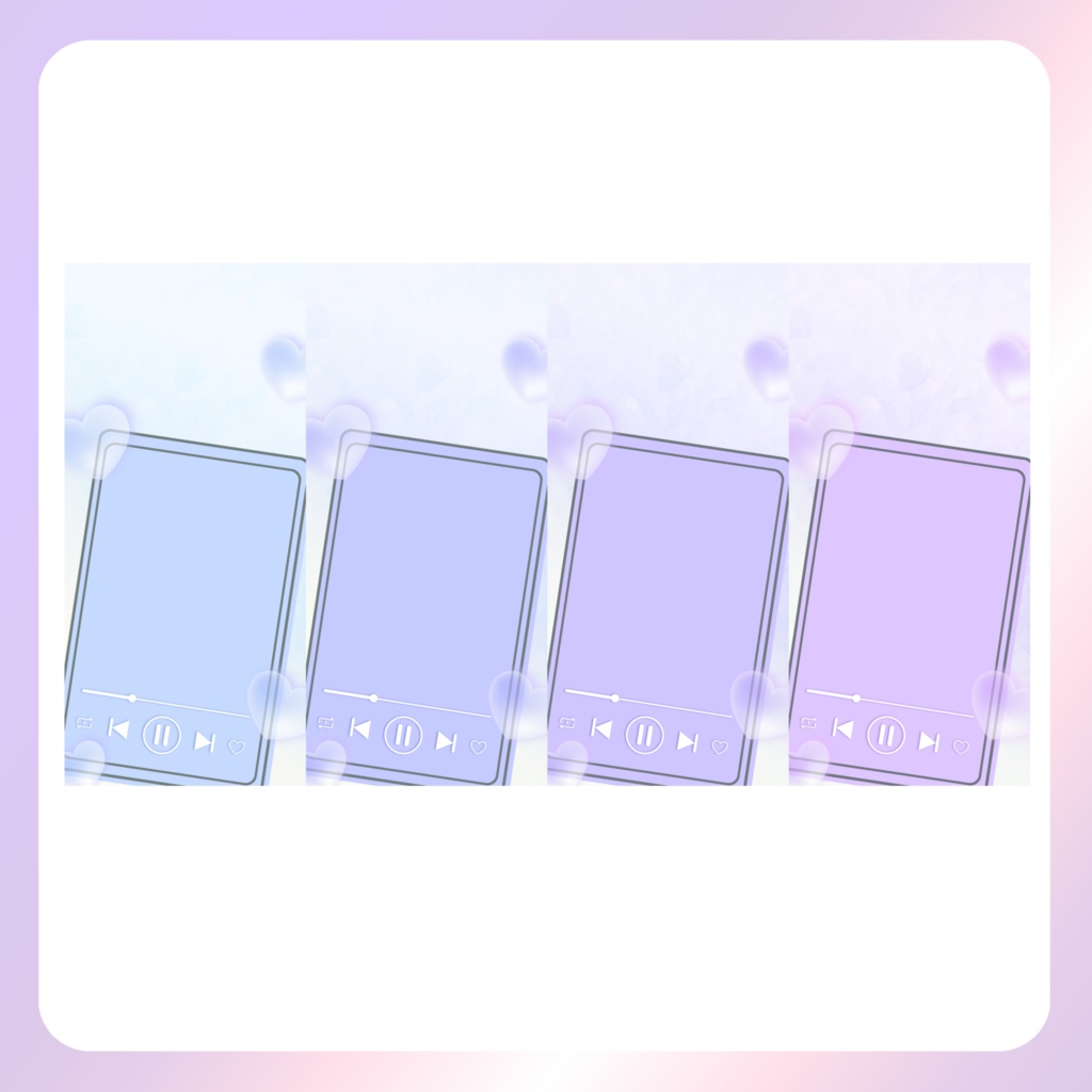 【配信素材】プレイリストはわたし!スマホ壁紙