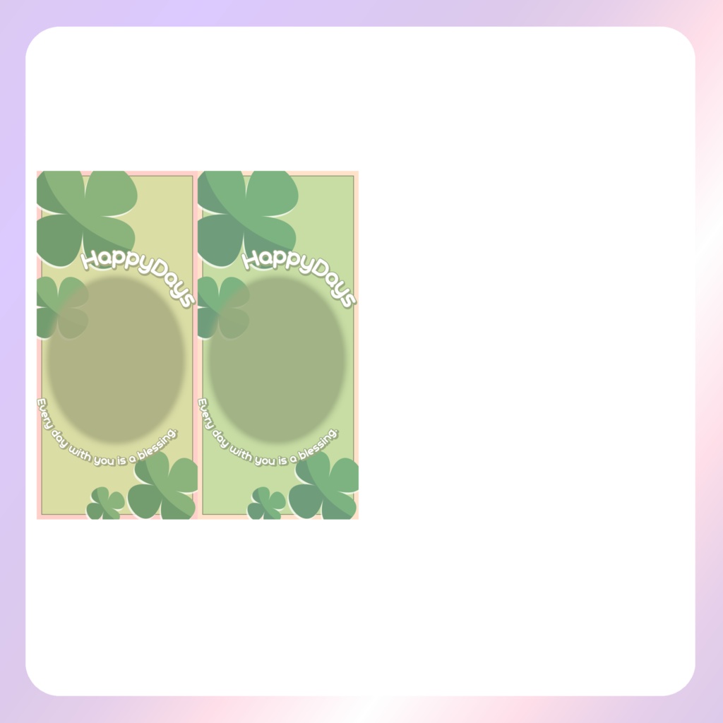 【配信素材】クローバースマホ壁紙②