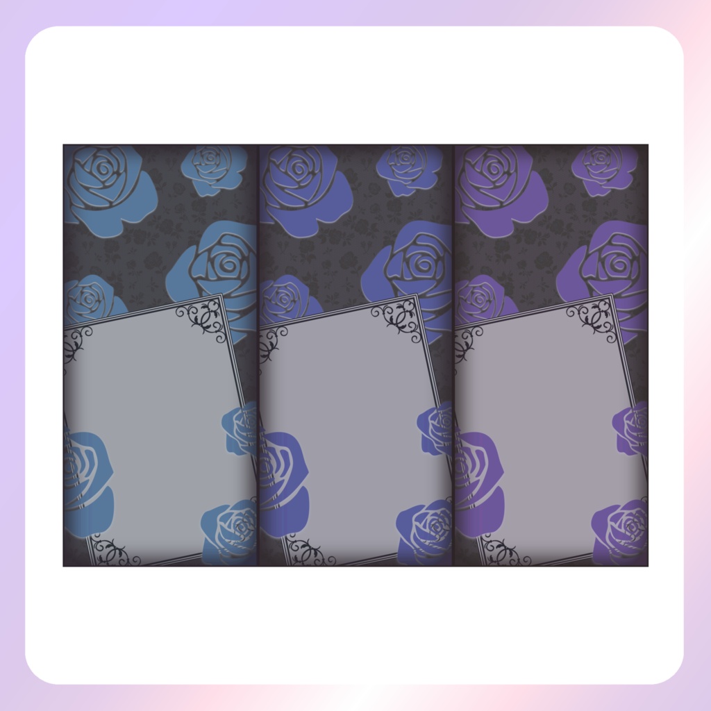 【配信素材】Dark Roseのスマホ壁紙素材