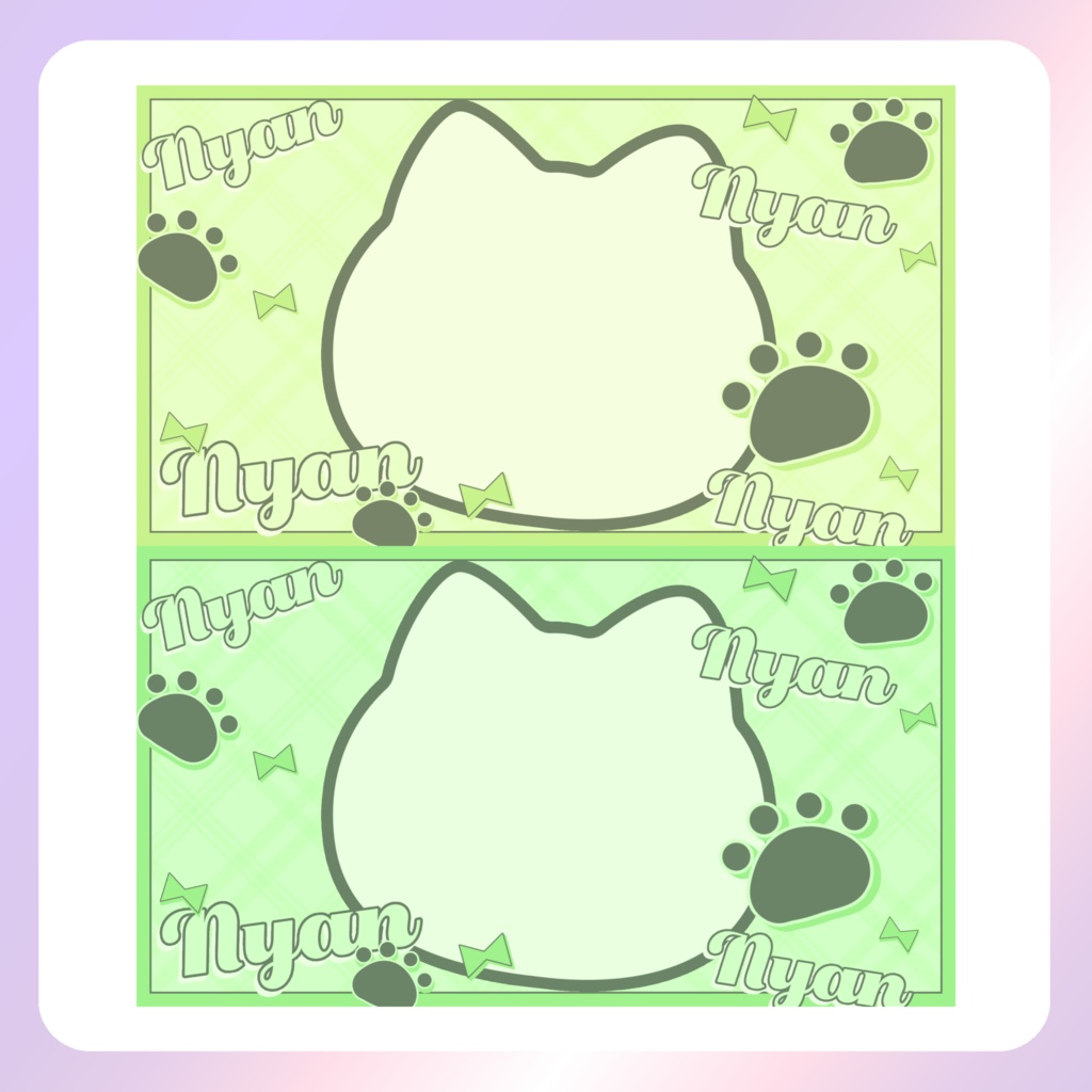 【配信素材】にゃん!にゃん!PC壁紙