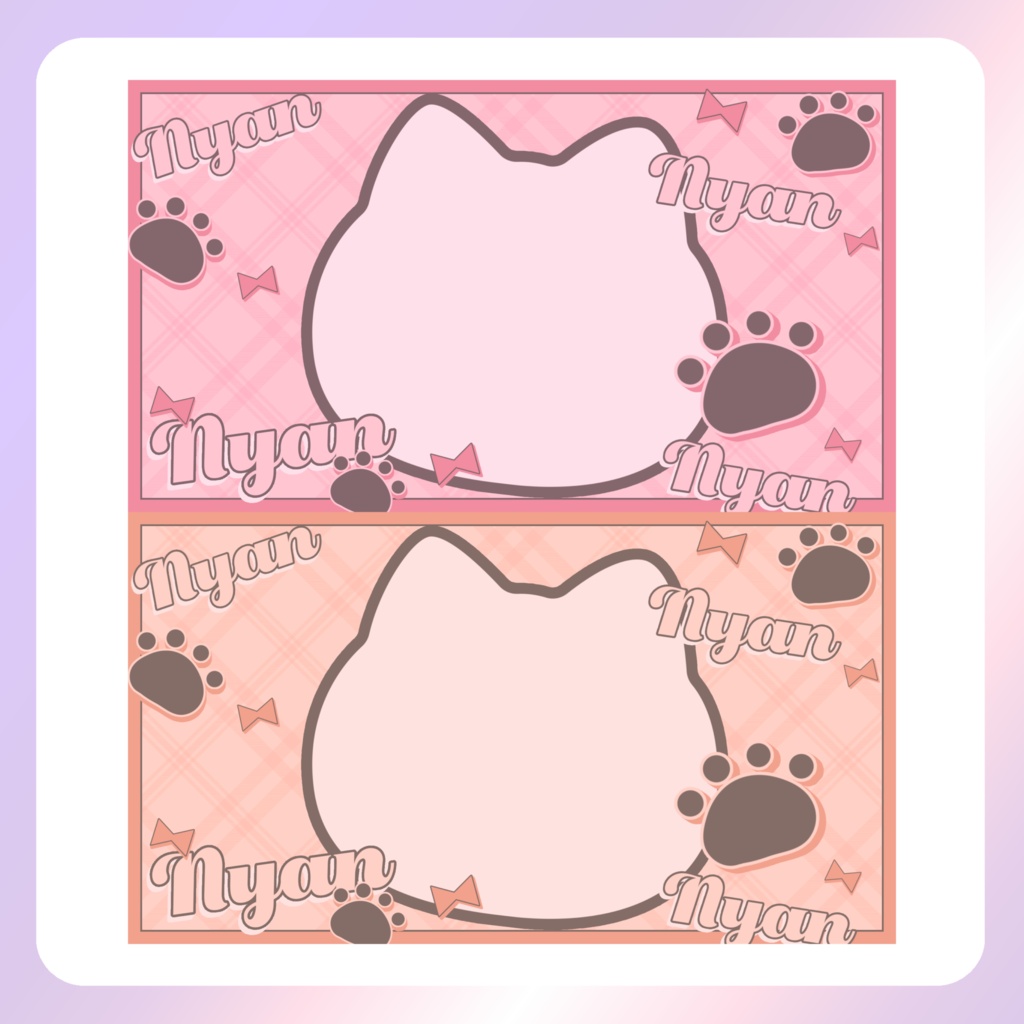 【配信素材】にゃん!にゃん!PC壁紙