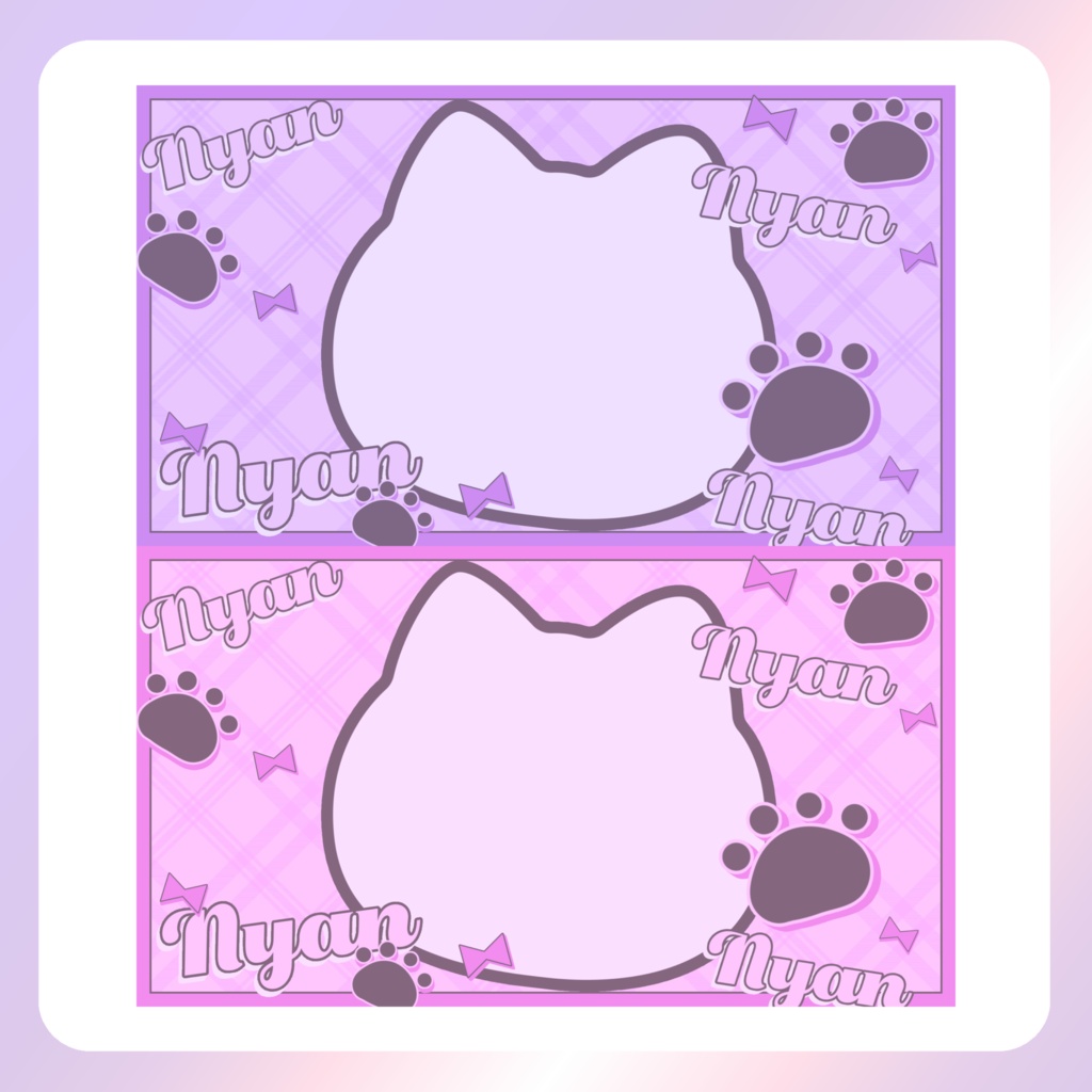 【配信素材】にゃん!にゃん!PC壁紙