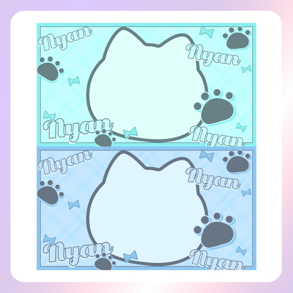 【配信素材】にゃん!にゃん!PC壁紙