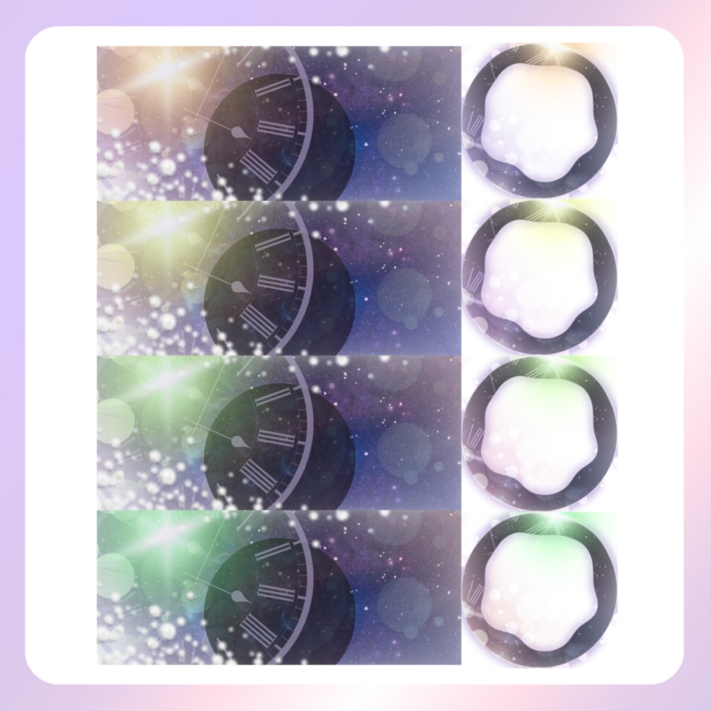 【IRIAM素材】オーバークロックなIRIAMヘッダー&アイコンリング