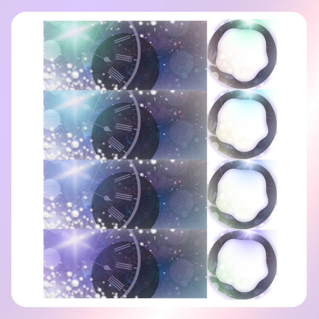 【IRIAM素材】オーバークロックなIRIAMヘッダー&アイコンリング