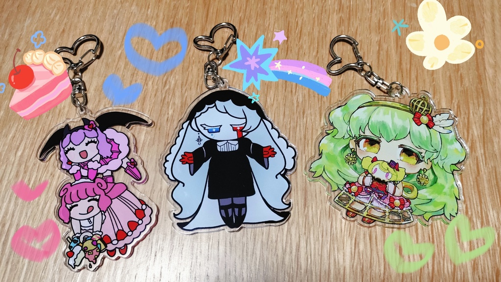 【新作】両面アクキー