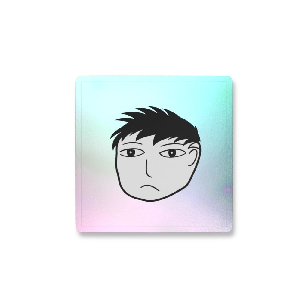 テルルニコ動アイコンスマホステッカー