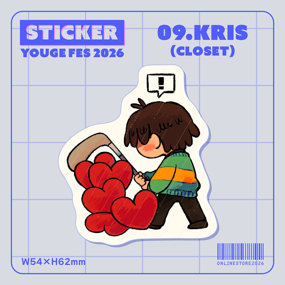 【STICKER】09.Kris(Closet)
