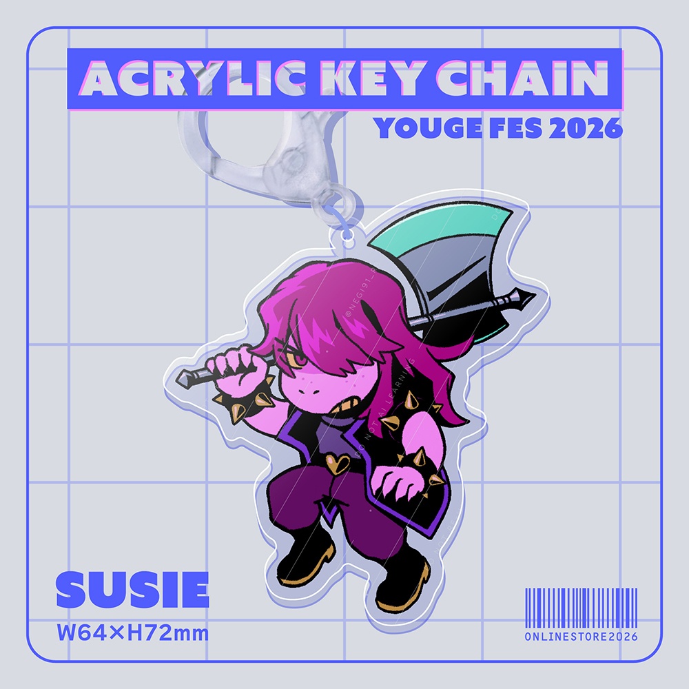 【ACRYLIC KEY CHAIN】SUSIE