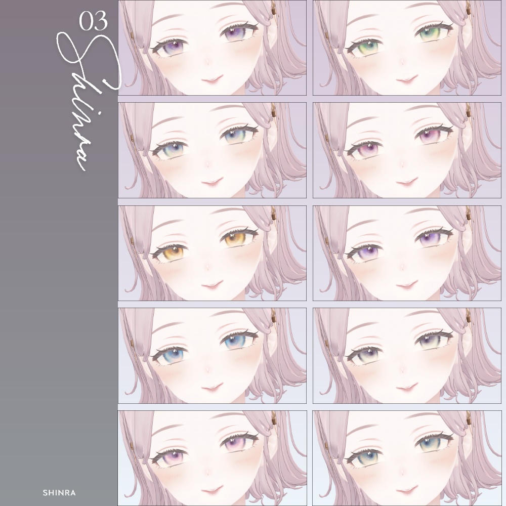 【20avatar対応】MELOW Eye texture2