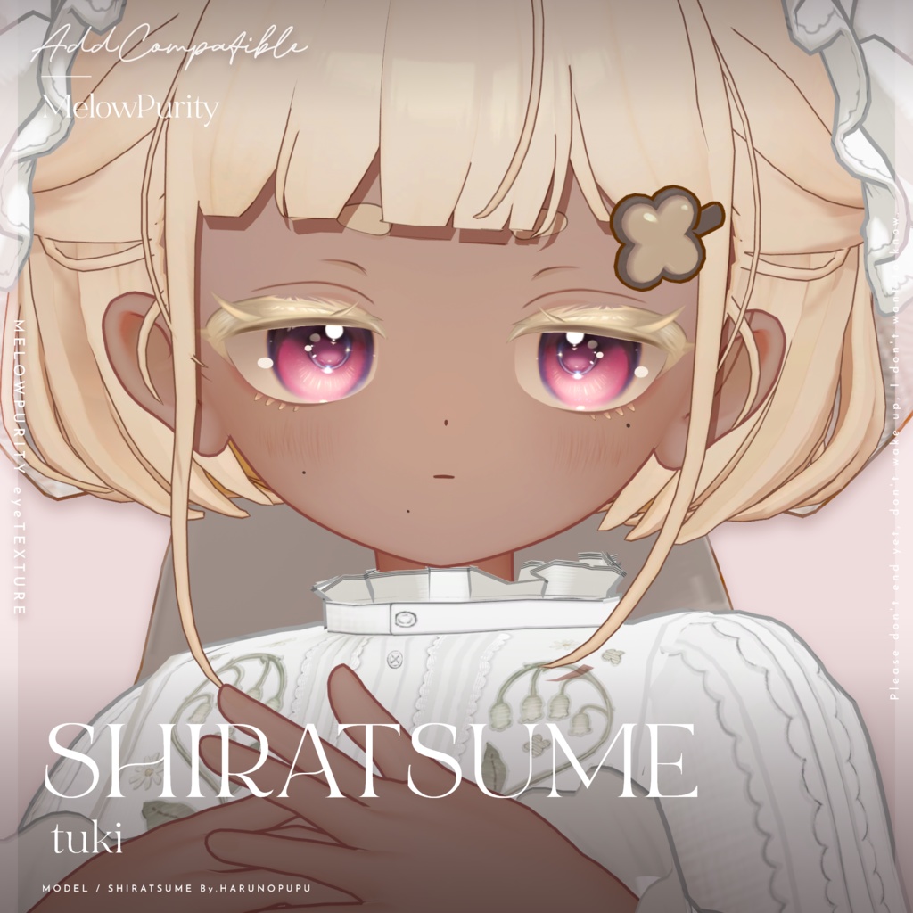 【しらつめ- #shiratsume -】MELOW Makeup&Eyetexture