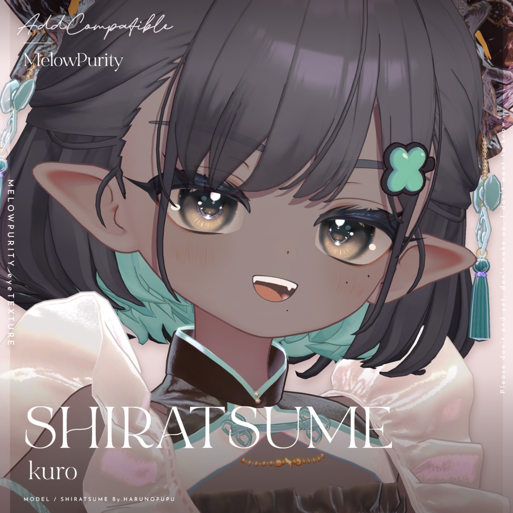 【しらつめ- #shiratsume -】MELOW Makeup&Eyetexture