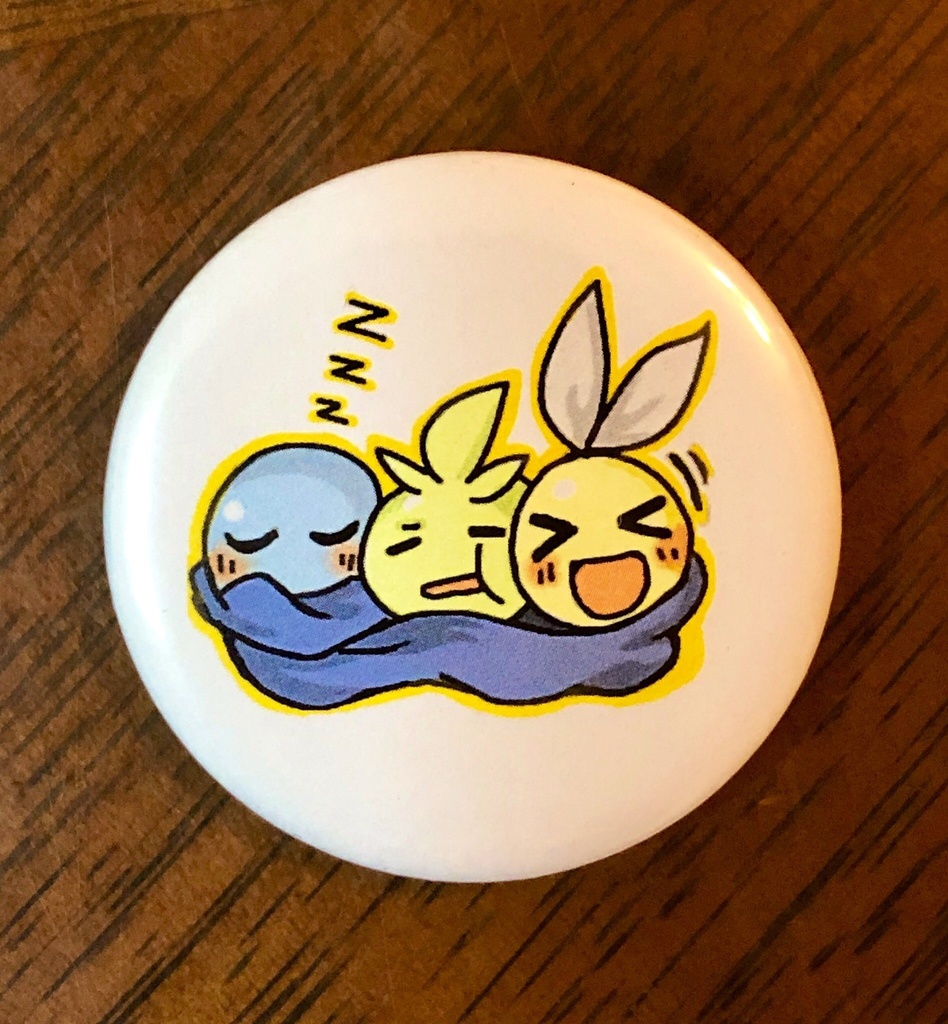 お団子カイリンレン缶バッジ