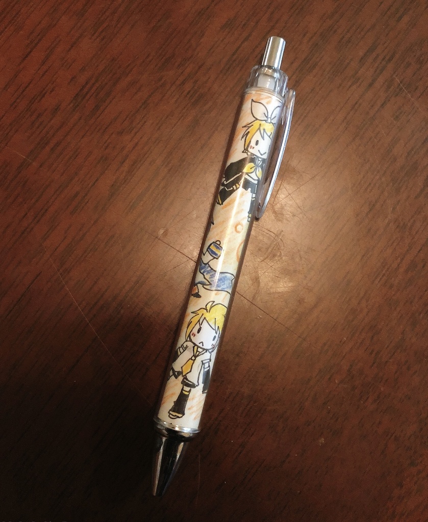 手描きカイリンレンボールペン