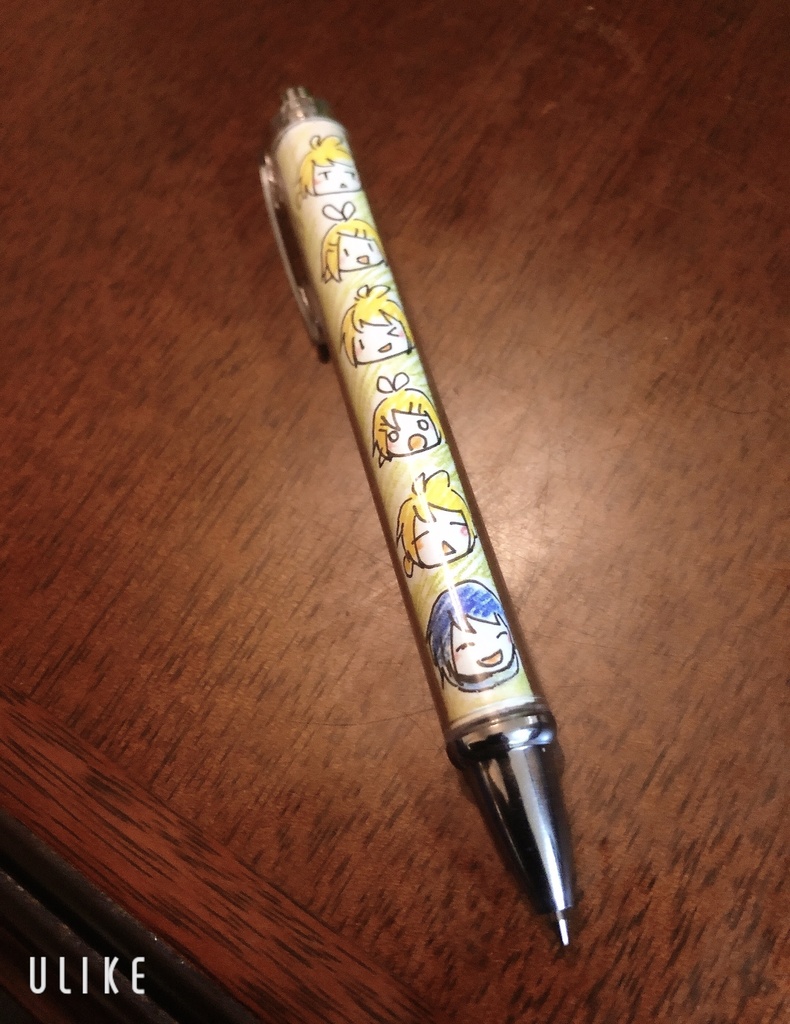 手描きカイリンレンボールペン