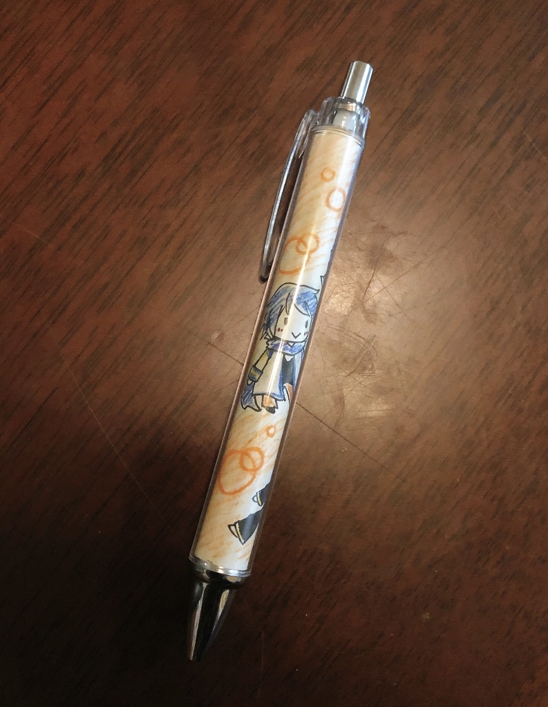 手描きカイリンレンボールペン