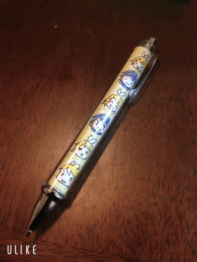 手描きカイリンレンボールペン