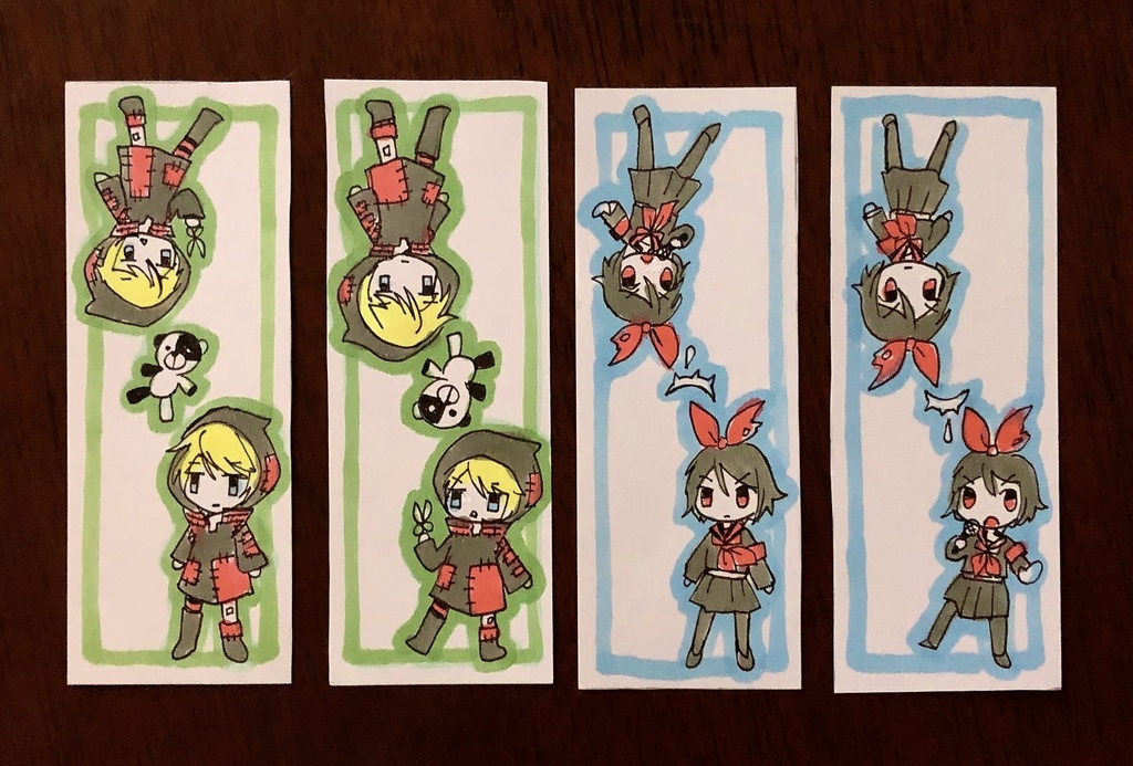 シザーズ、アストレイ手描きボールペン