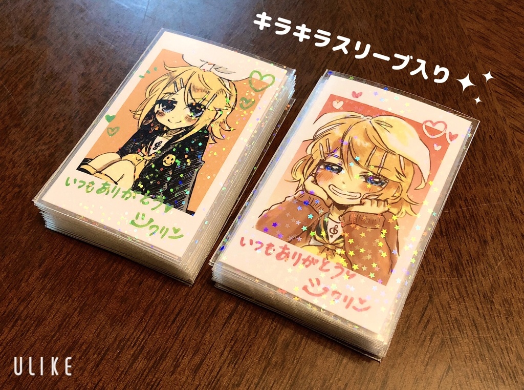 リンちゃんチェキ風カードセット