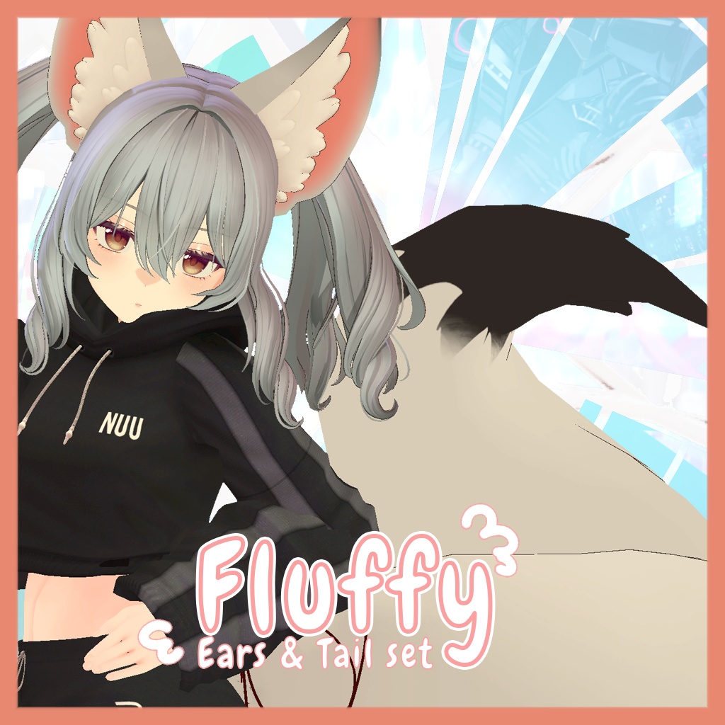 Fluffy Ears & Tail [Virtual Market Free Item]