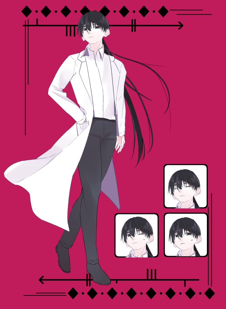 いい感じに使いやすい医者の男性(差分3種)