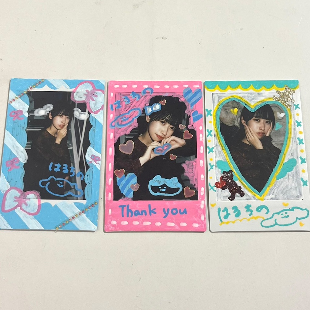 【はるちの】ランダムチェキ【3枚セット】