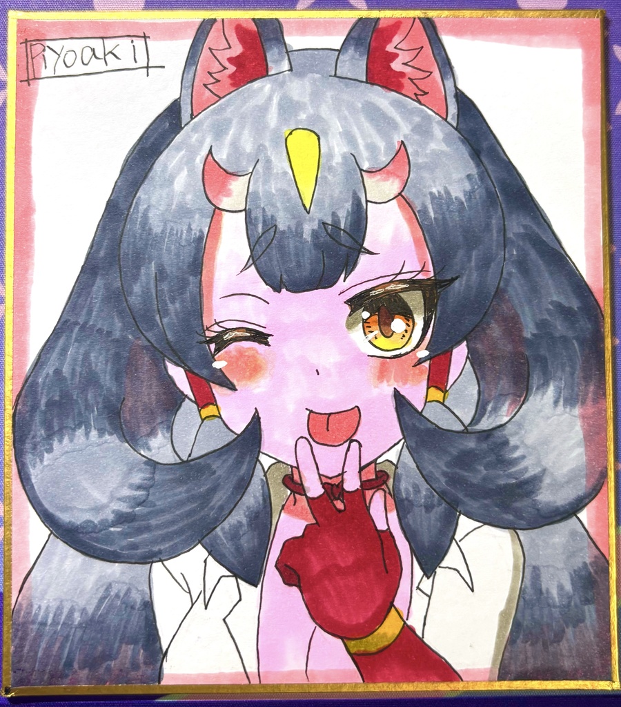 キンカク ミニ色紙