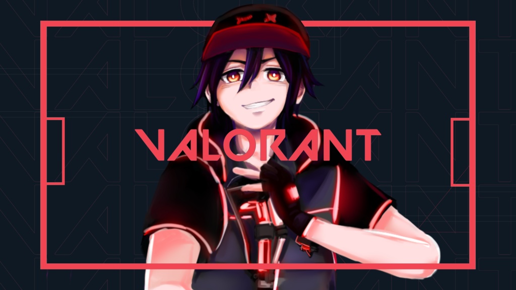 【 Valorant 】 Valorant配信向けテロップ映像Aep配布