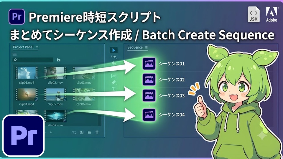 まとめてシーケンス作成 / Batch Create Sequence