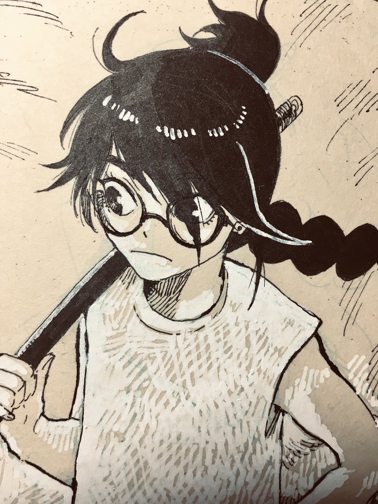 【直筆色紙】なーちゃんとトラ神緒