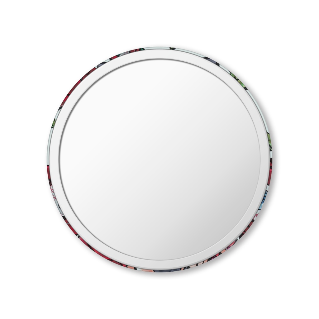 おめめの薔薇とルージュちゃん缶ミラー