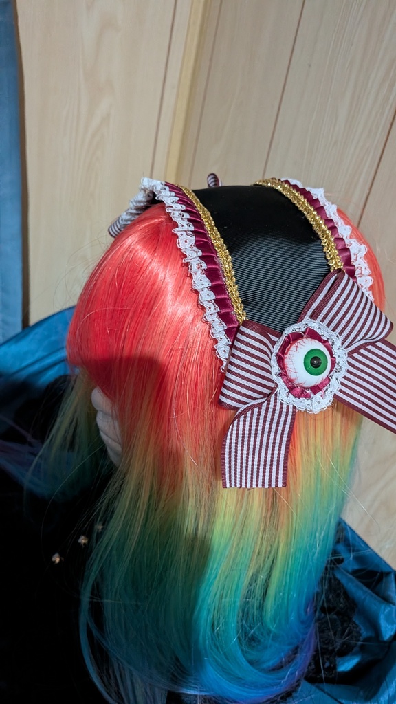 おめめのヘッドドレス・プロトタイプ。