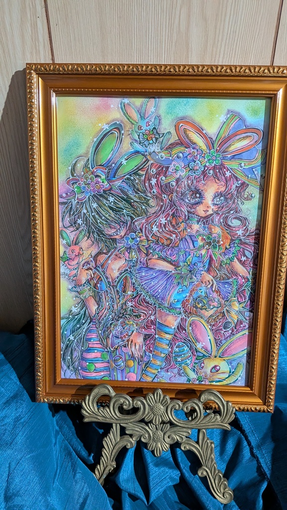 2026年イースターイラスト。〜額装原画〜