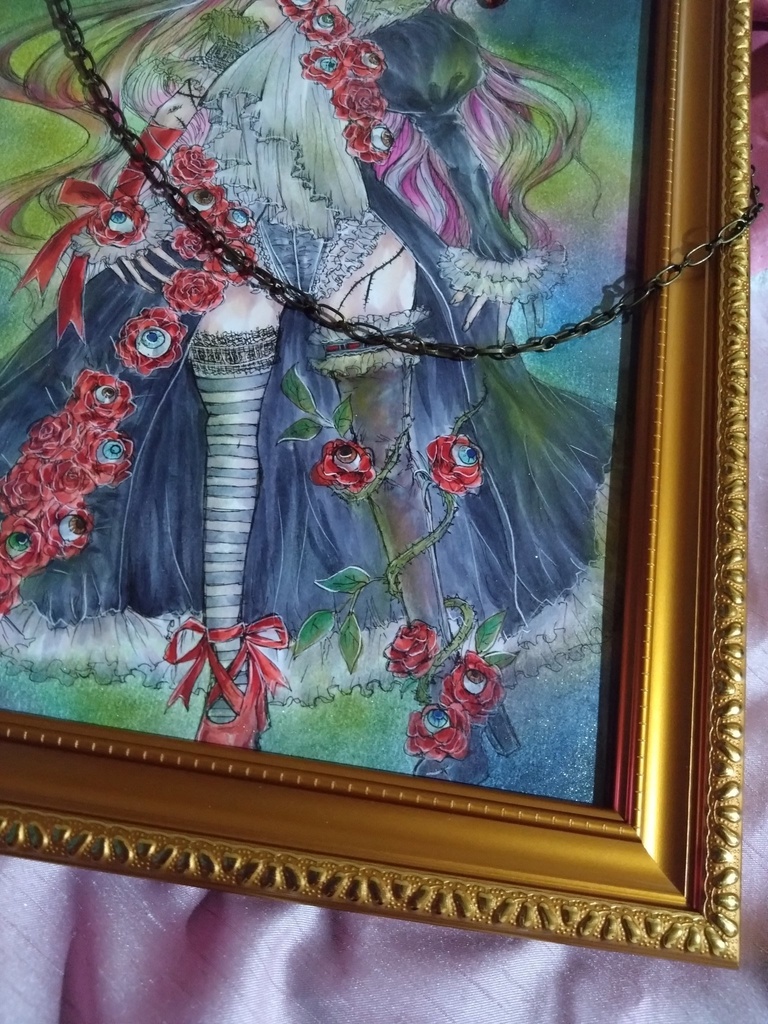 薔薇の魔女。〜額装原画〜