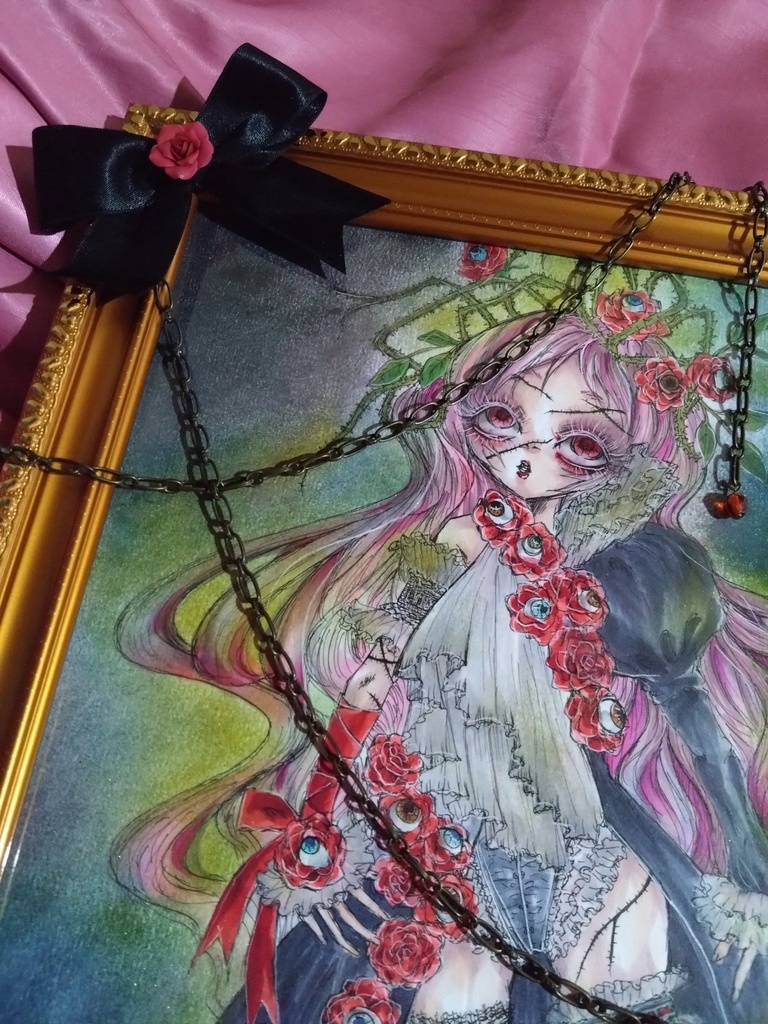 薔薇の魔女。〜額装原画〜