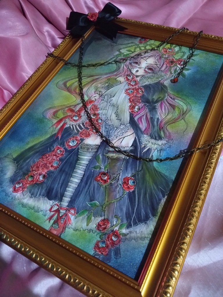 薔薇の魔女。〜額装原画〜