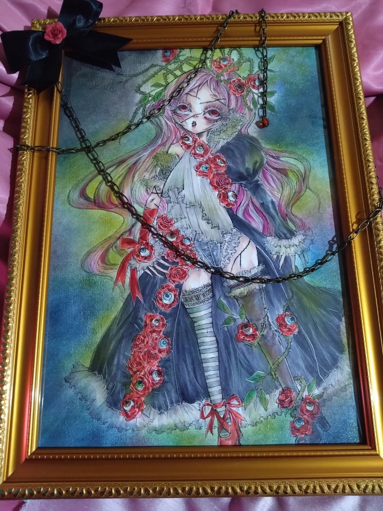 薔薇の魔女。〜額装原画〜