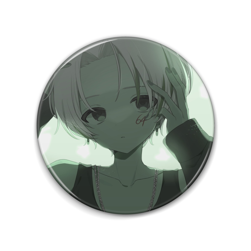 缶バッチ(右肩の蝶ver.)